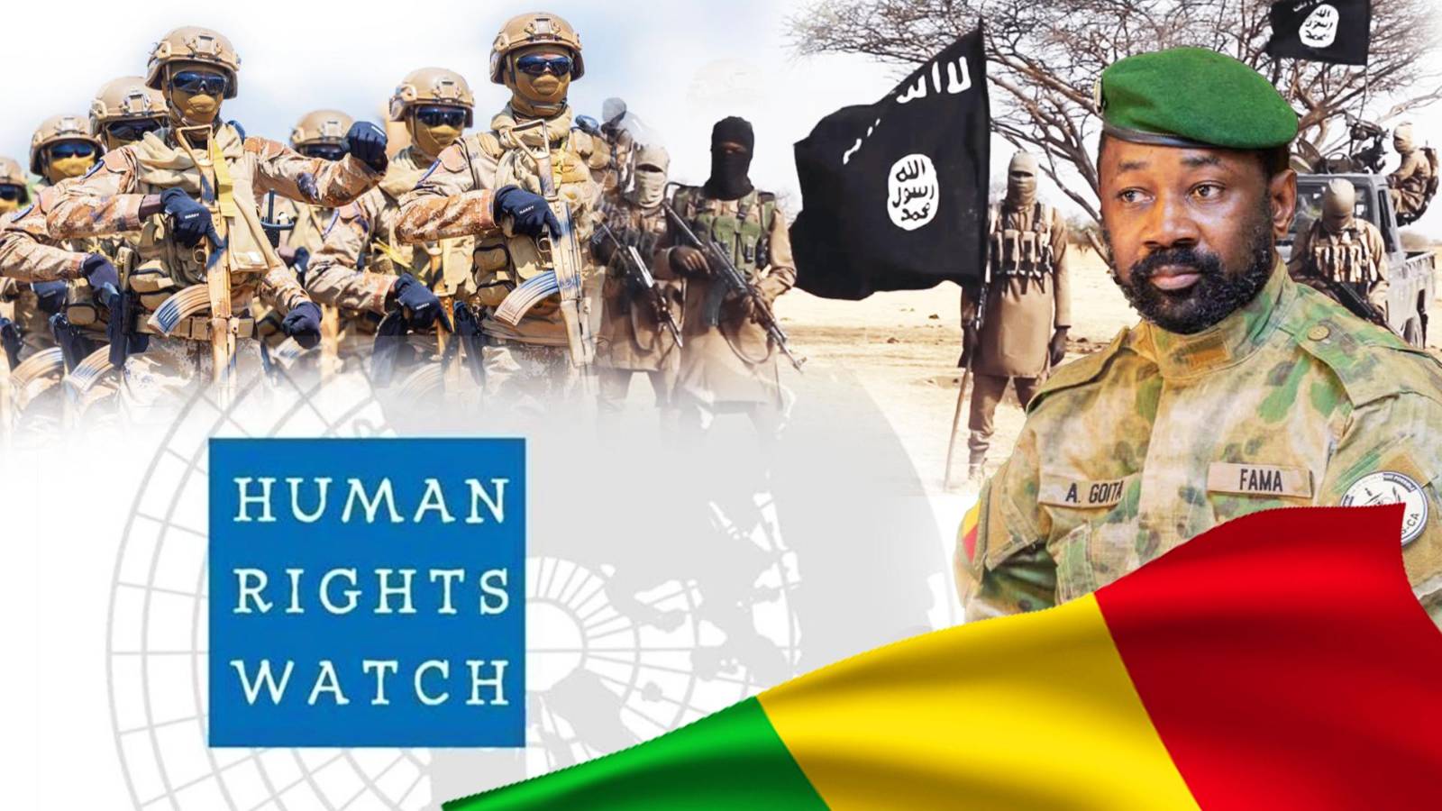 Mali : humanités broyées entre armée, Russes et djihadistes selon hrw