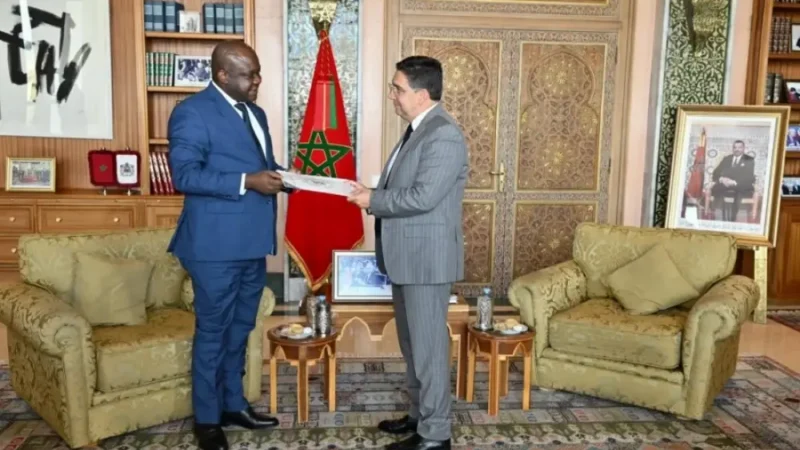 Rabat : Bourita s&rsquo;entretient avec un envoyé spécial du président Tshisekedi