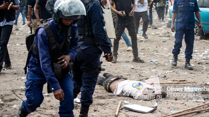 Rdc : la cenco fustige le duo police-force du progrès lors des rassemblements de l&rsquo;opposition