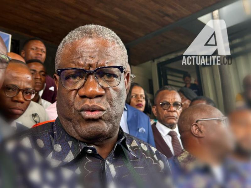 Denis Mukwege salue l&rsquo;initiative de la RDC à la CIJ contre le Rwanda et presse la CPI d&rsquo;agir