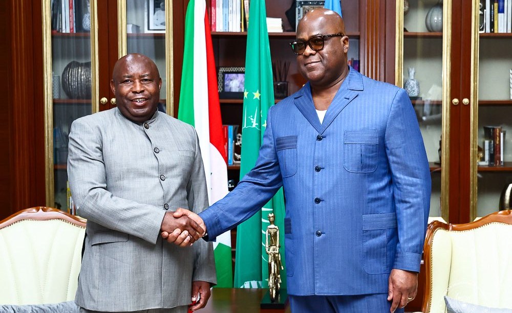 Kinshasa : Tshisekedi et Ndayishimiye unissent leurs forces pour la paix et la santé