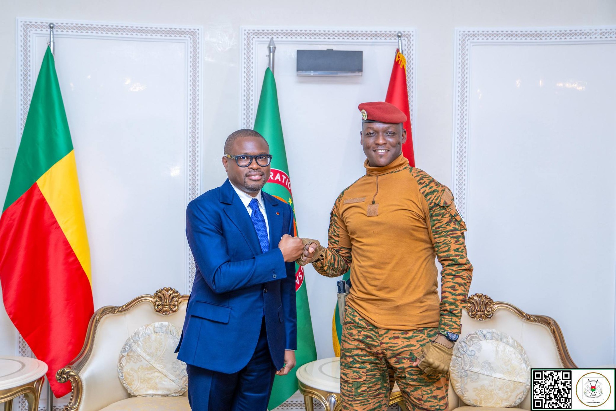Romuald Wadagni lors de sa visite d’amitié et de travail à Ouagadougou
