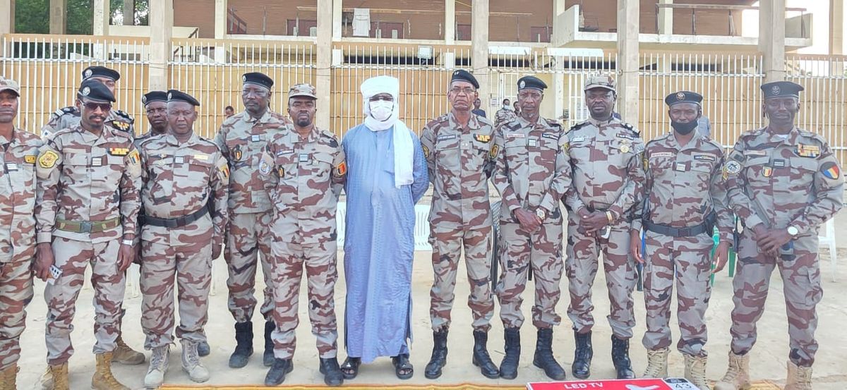 Forces de l'ordre tchadiennes lors d'une opération à N'Djamena