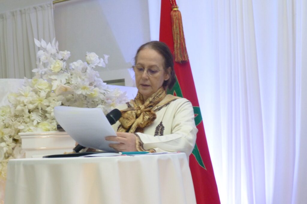 La Consule Générale du Maroc à Düsseldorf, Mme Boutaina Bouabid, lors de l'événement