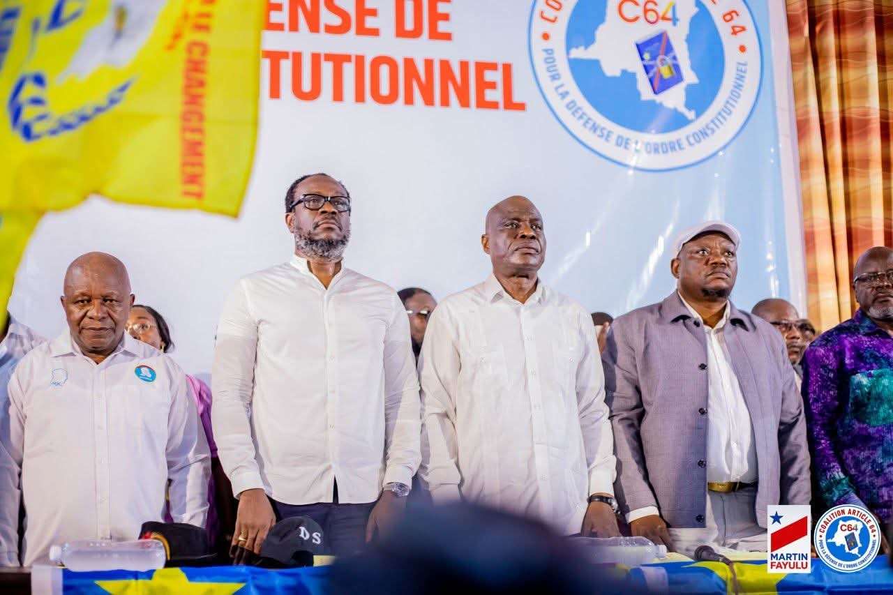 félix tshisekédi en réunion politique