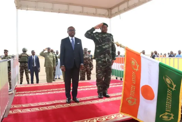 Romuald Wadagni, président du Bénin, lors de sa visite officielle au Niger en juin 2026