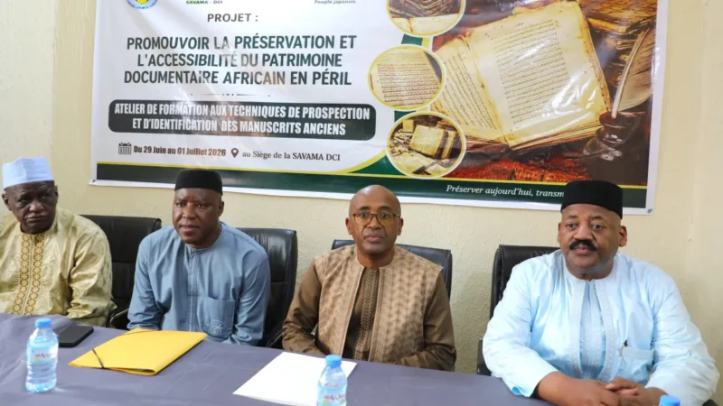 Renforcement des capacités pour la préservation des manuscrits anciens au Mali