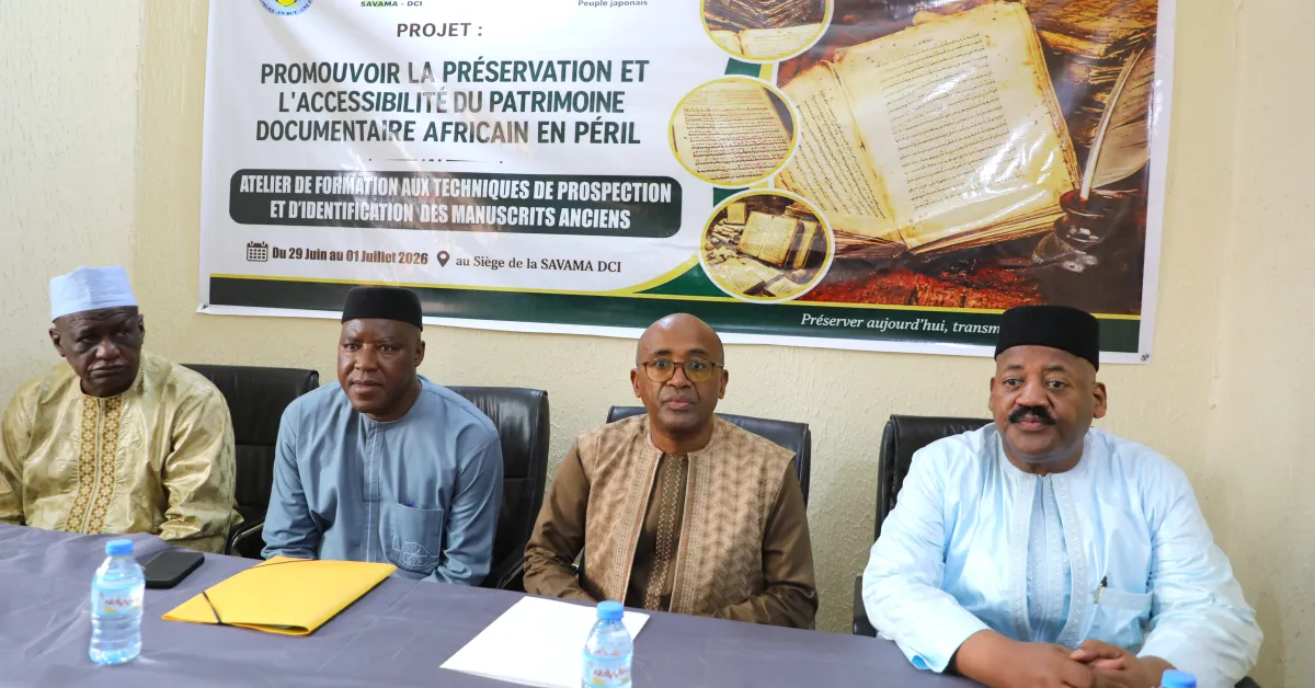 Renforcement des capacités pour la préservation des manuscrits anciens au Mali