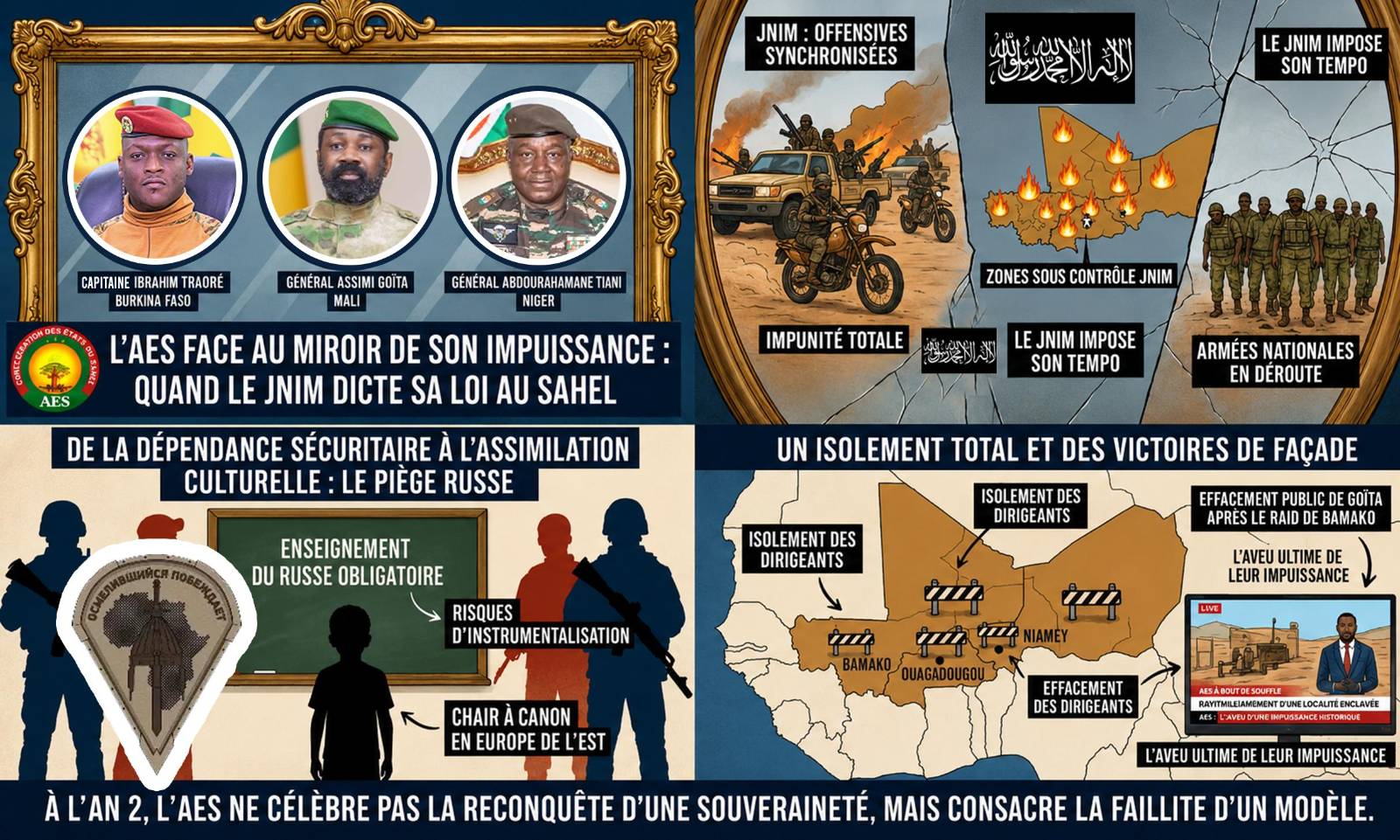 L’Alliance des États du Sahel face à l’emprise croissante du JNIM