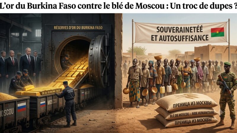 L&rsquo;or burkinabè échangé contre le blé russe : l&rsquo;indépendance en question