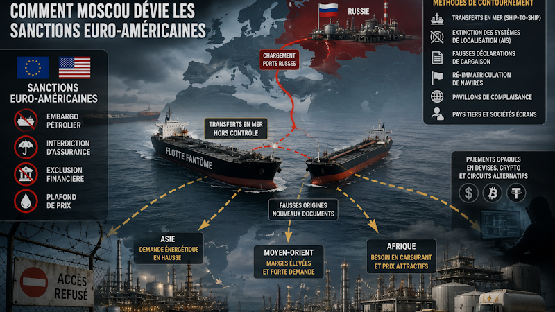Pétrole russe : comment le Maroc devient une porte d&rsquo;entrée vers l&rsquo;europe