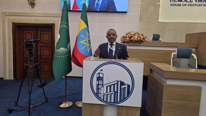 Sénateur congolais dénonçant les coups d&rsquo;état constitutionnels depuis Addis-Abeba