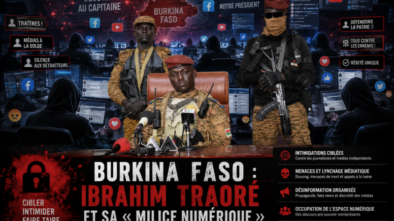 Burkina Faso : l&rsquo;ère des cybermilices au service du pouvoir