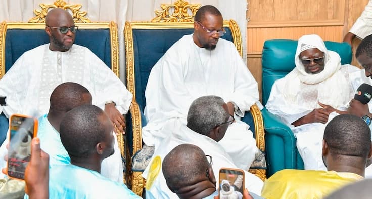Sonko honore Serigne Touba avant le Grand Magal à Touba