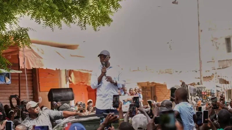 Ousmane Sonko lance la mobilisation à Bargny pour la campagne des cartes Pastef