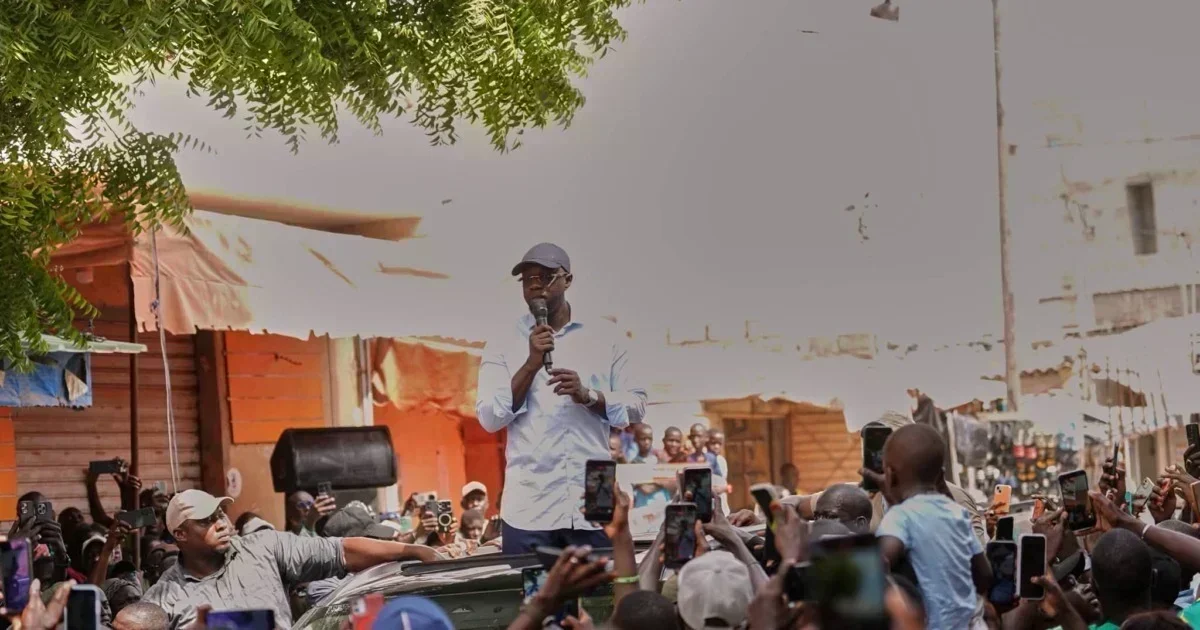 Ousmane Sonko lance la mobilisation à Bargny pour la campagne des cartes Pastef