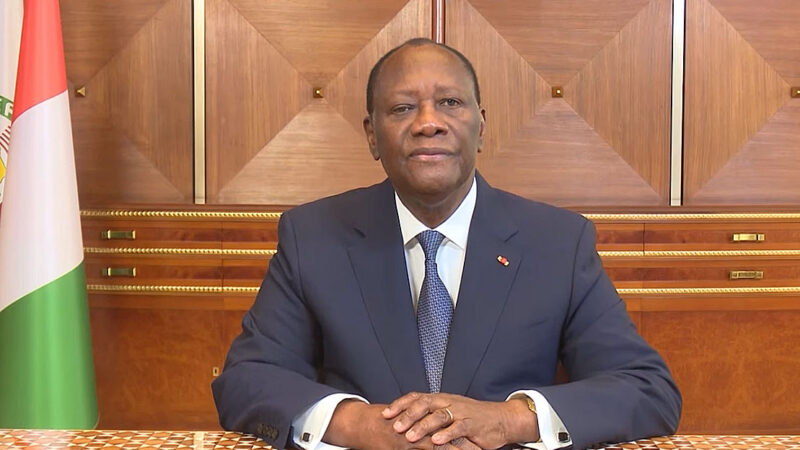 Côte d’Ivoire : Alassane Ouattara satisfait de la Mobilisation financière record de plus de 47 000 milliards de F CFA (Declaration)