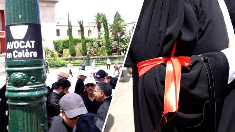 Avocats en grève : l&rsquo;Abam maintient sa mobilisation face au Parlement à Rabat