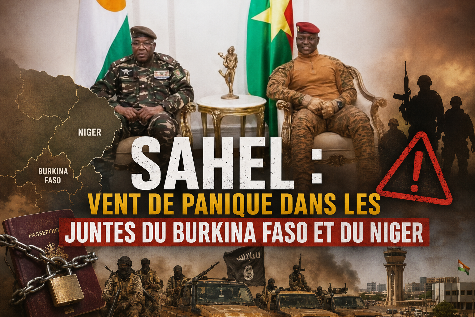 Crise politique et militaire : les juntes du Burkina et du Niger sous haute tension