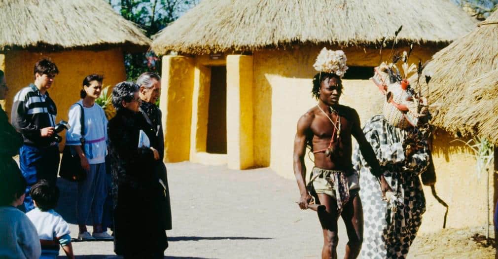 Le Capitaine Ibrahim Traoré lors de son discours sur le Village de Bamboula