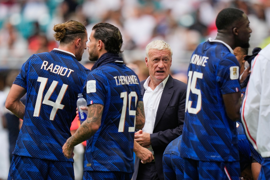 Didier Deschamps lors de la rencontre