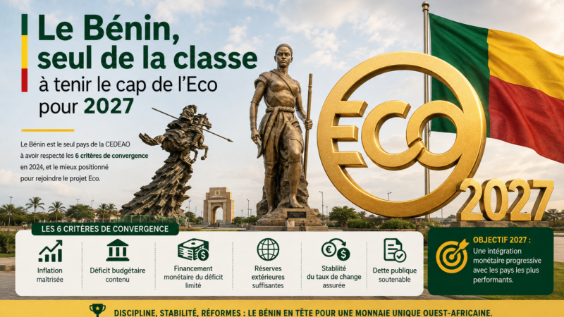 Le Bénin en tête de la course vers l&rsquo;eco en 2027