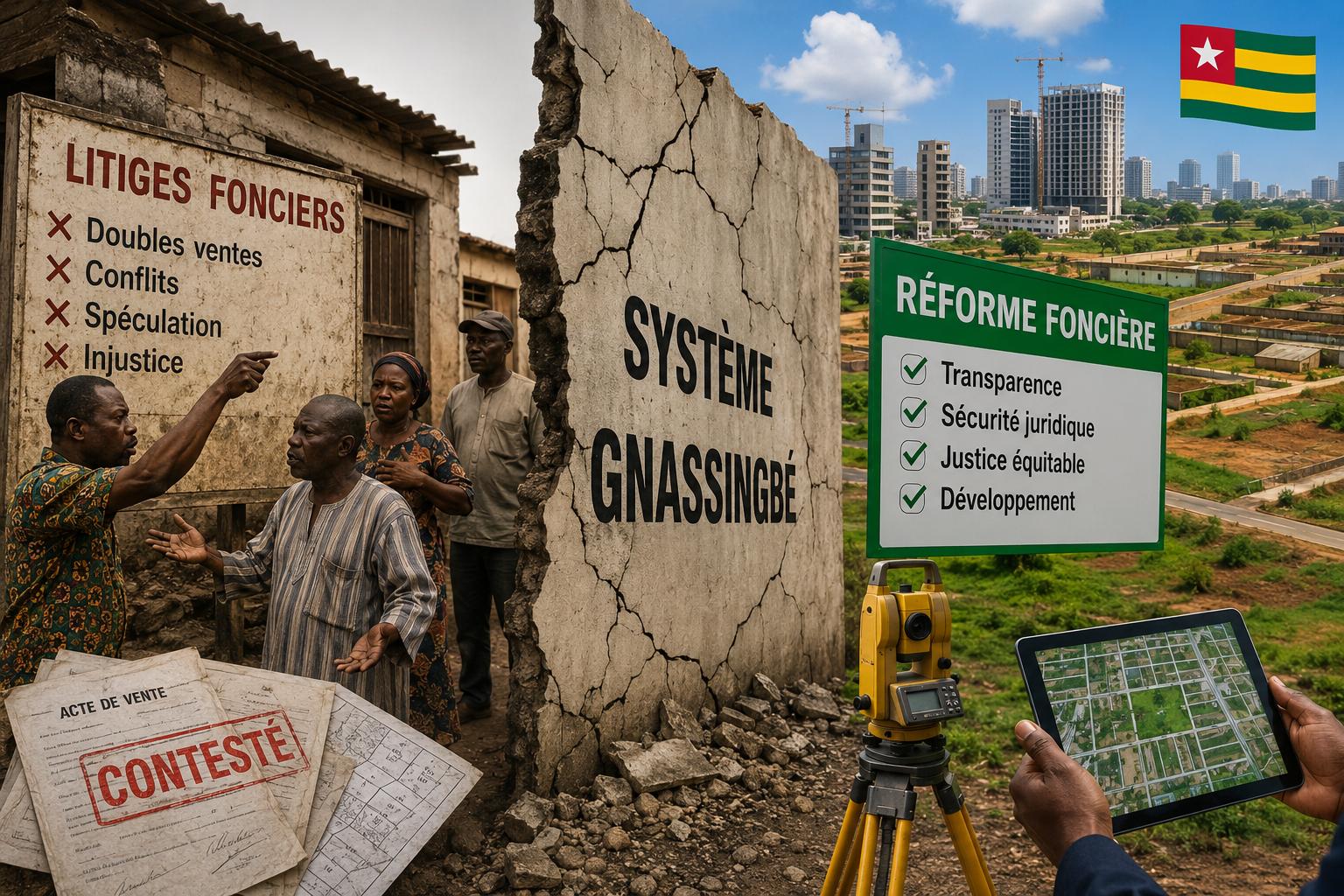 Togo : les défis persistants de la réforme foncière sous l&rsquo;ère Gnassingbé