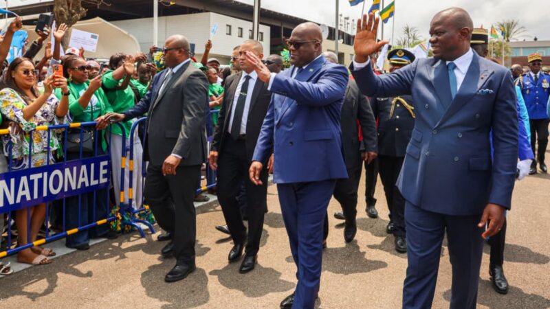 Félix-Antoine Tshisekedi à Libreville : une visite diplomatique pour renforcer les liens entre le Gabon et la rdc