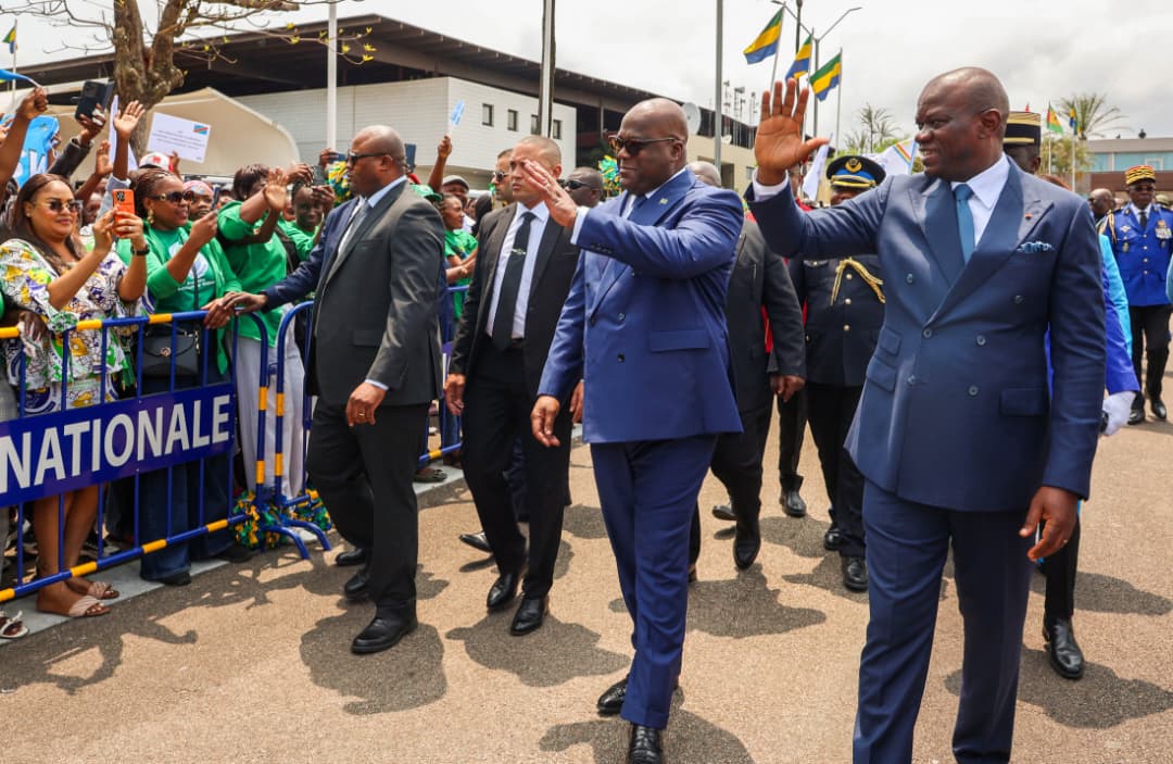 Félix-Antoine Tshisekedi à Libreville : une visite diplomatique pour renforcer les liens entre le Gabon et la rdc