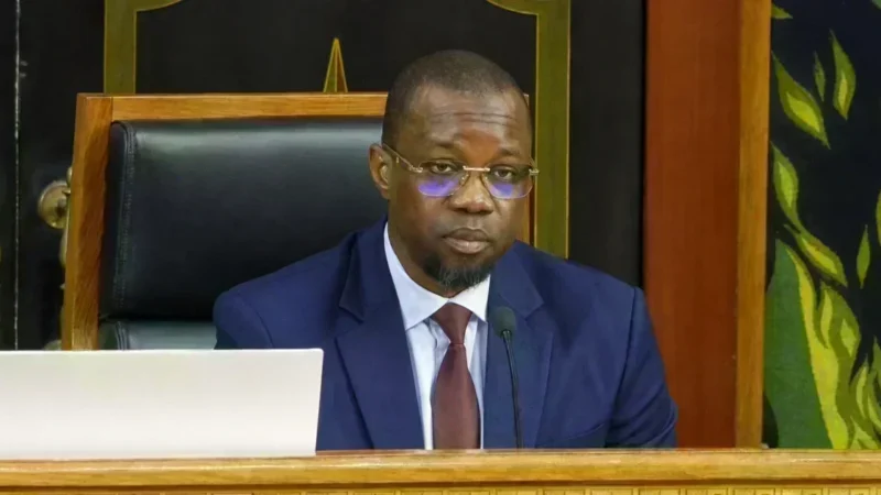 Ousmane Sonko lance une offensive législative à l&rsquo;assemblée nationale