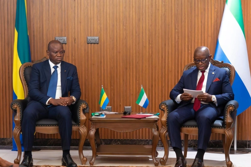Renforcement des liens entre le Gabon et la sierra léone