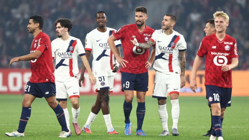 Lille psg : où voir le match, compositions et cotes à 20h45