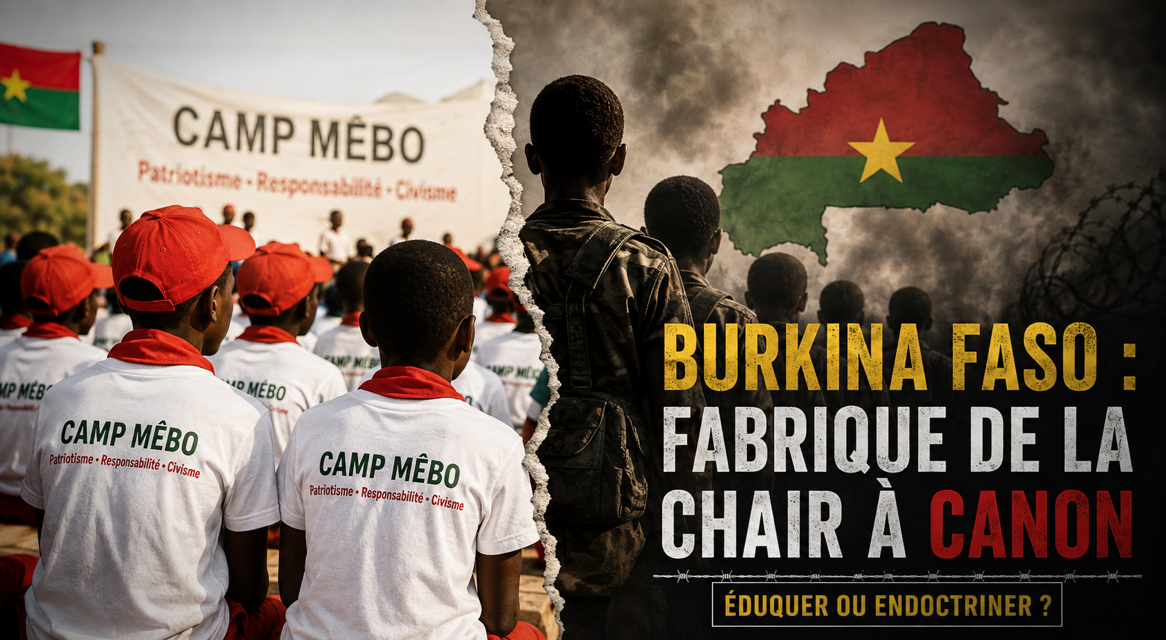 Militarisation de la jeunesse au Burkina Faso : entre éducation et endoctrinement