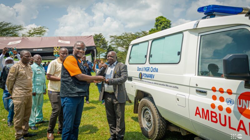 Urgence humanitaire au Nord-Kivu : une ambulance pour sauver des vies à Oïcha
