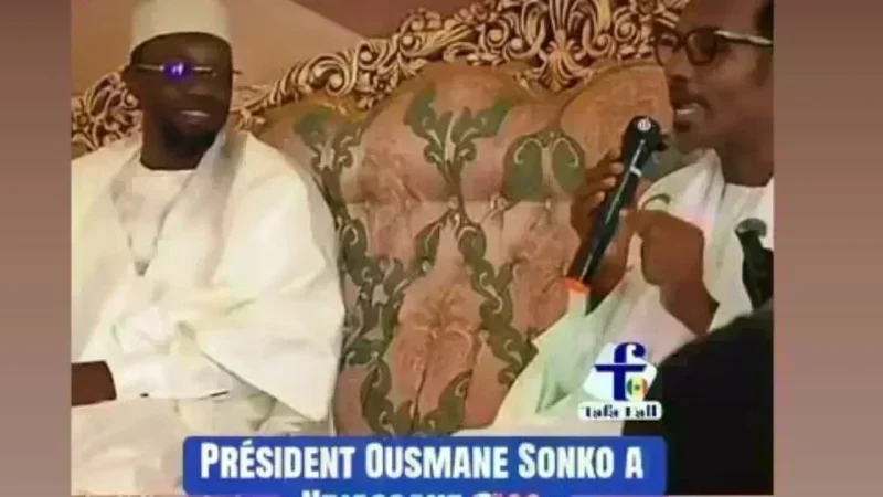 Soutien vibrant des khadres à ousmane sonko lors de son passage à ndiassane