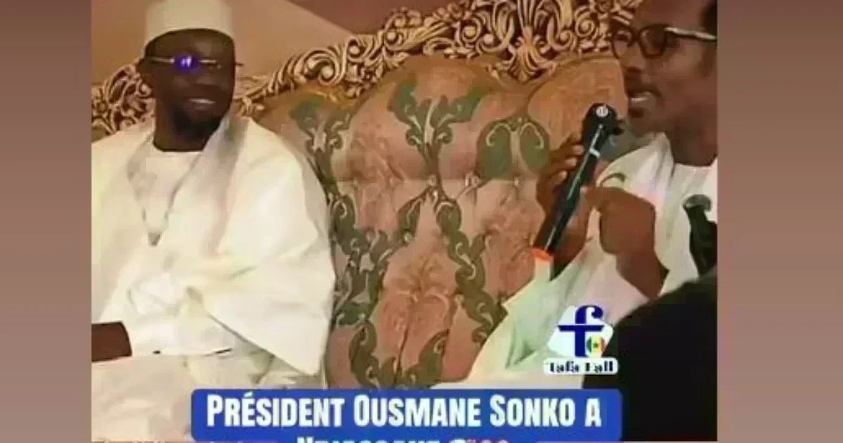 Soutien vibrant des khadres à ousmane sonko lors de son passage à ndiassane
