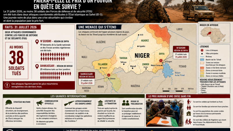 Niger la crise sécuritaire s&rsquo;aggrave après deux attaques terroristes meurtrières