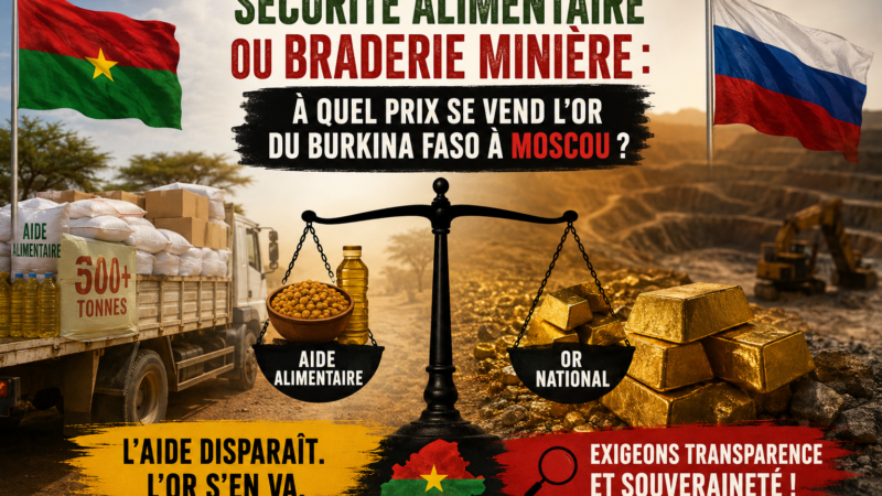 Partenariat Burkina Faso Russie : l&rsquo;or et le blé, deux poids deux mesures