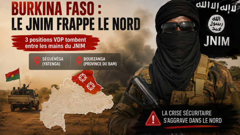 Crise sécuritaire au Burkina Faso : le JNIM défie l&rsquo;autorité de Traoré