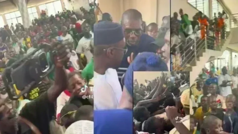 Ousmane Sonko accueilli par une foule enthousiaste à Louga