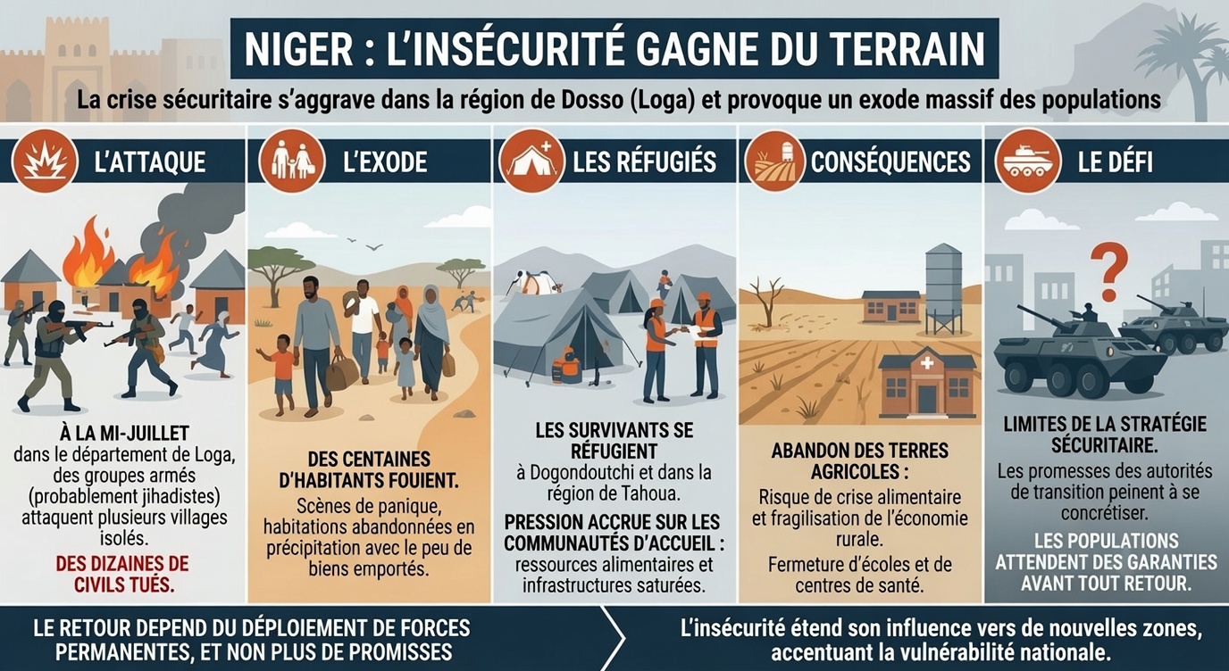 Crise sécuritaire au Niger : l&rsquo;insécurité s&rsquo;étend dans le département de Loga