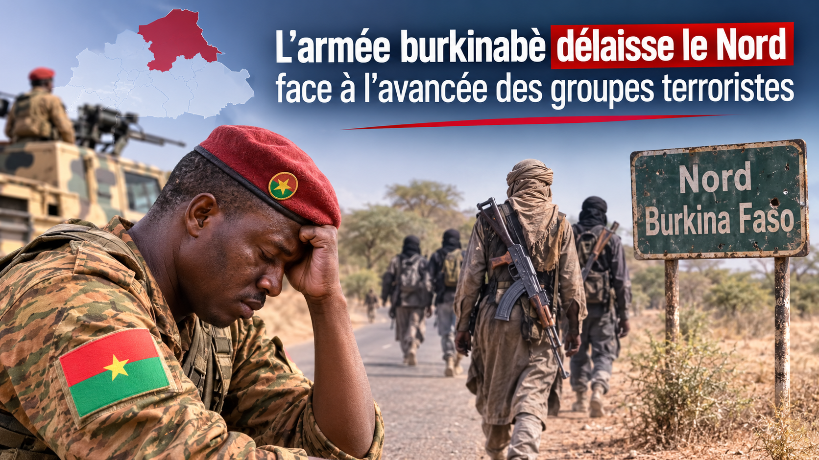 Burkina Faso : l&rsquo;armée face à la stratégie insaisissable des groupes armés dans le Nord