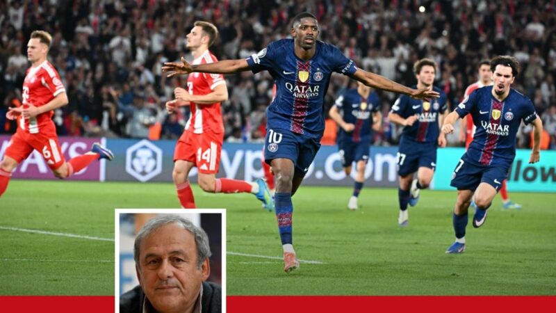 Michel platini critique un match historique du psg en ligue des champions