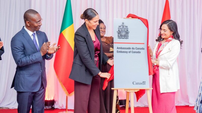 Premiere ambassade du canada à Cotonou renforcement des liens Bénin canada
