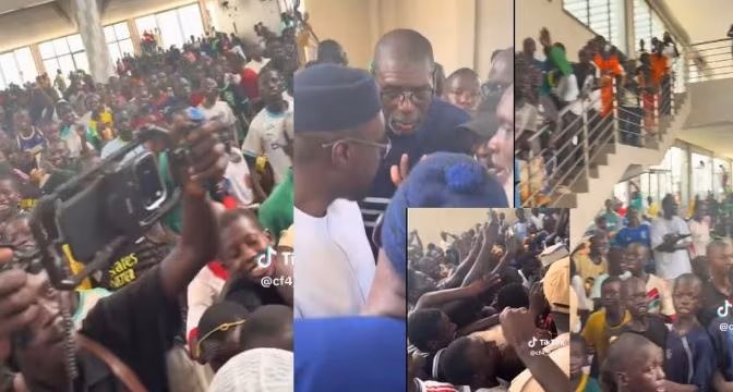 Ousmane Sonko accueilli par une foule enthousiaste à Louga Ousmane Sonko accueilli par une foule enthousiaste à Louga