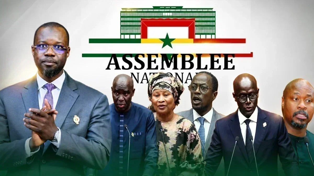 Ousmane Sonko ouvre le débat parlementaire Ousmane Sonko lors de la session parlementaire au Sénégal