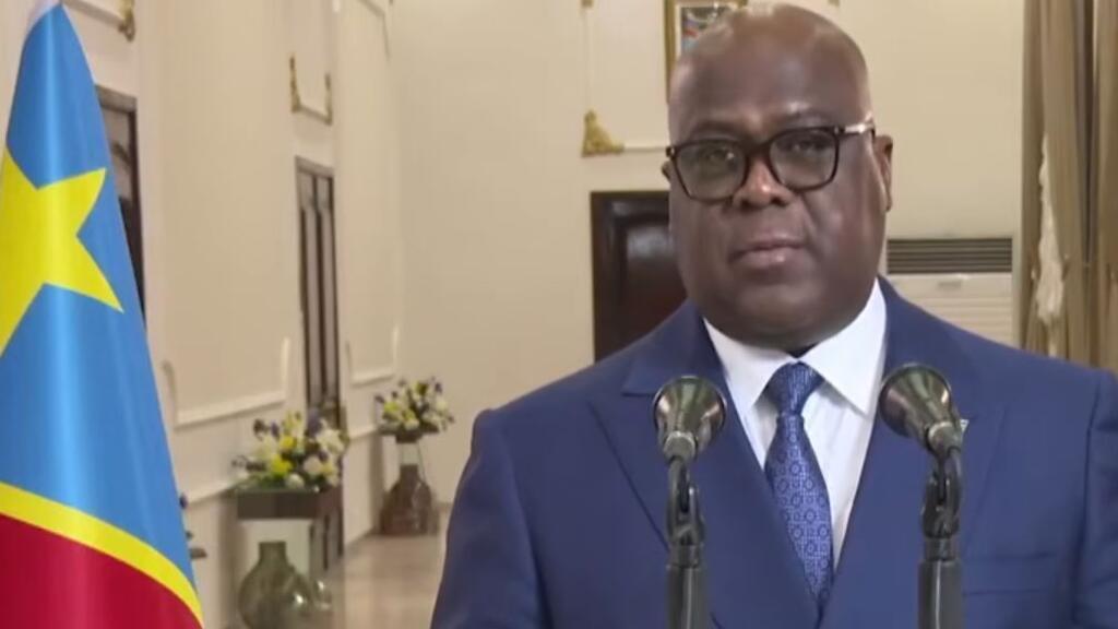 Le président de la Rdc, Félix Tshisekedi, lors d'un discours en août 2026.