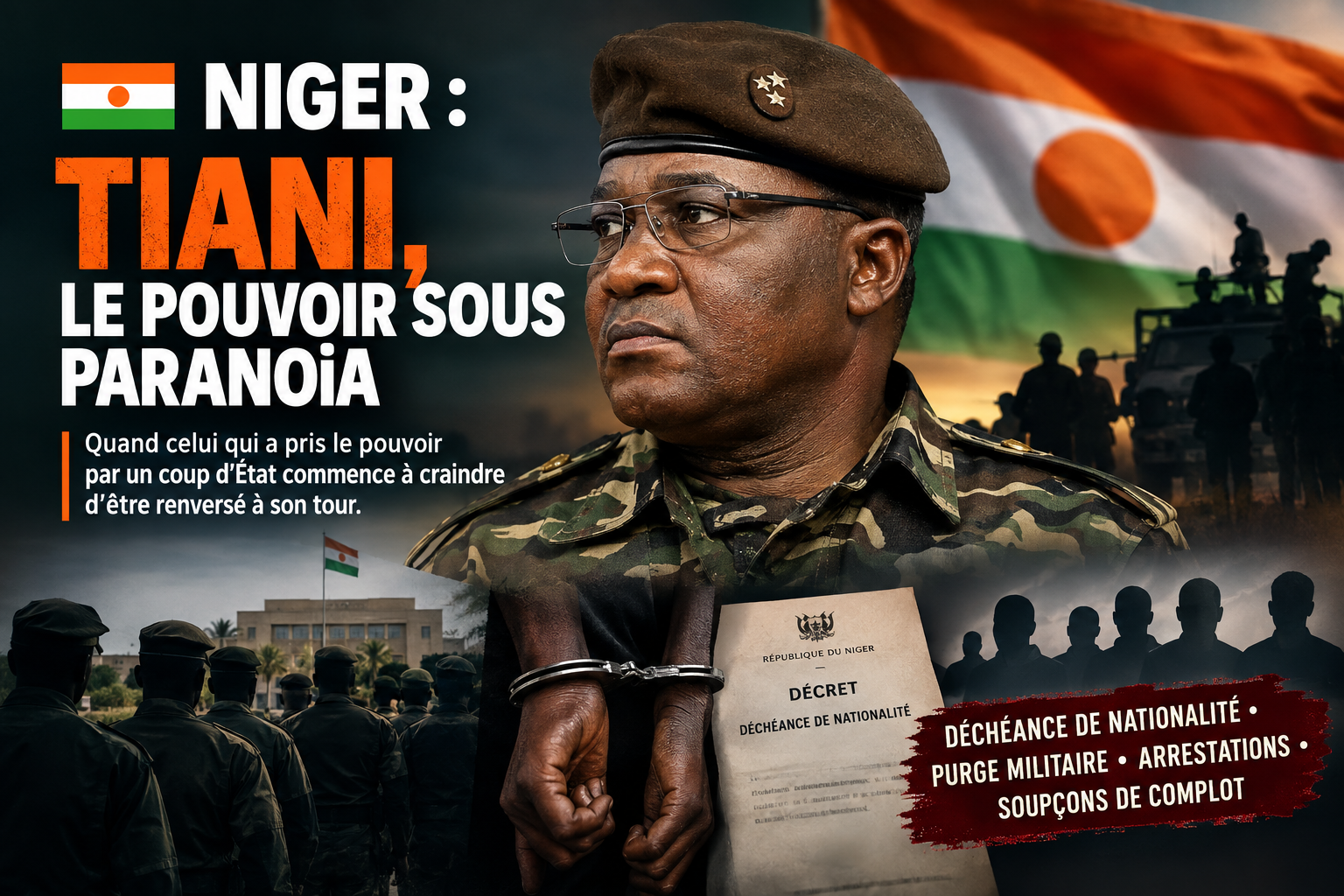 Après le putsch manqué du 29 août, la purge de Tiani bouleverse les équilibres au Niger