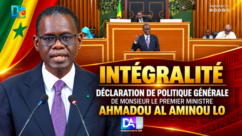 À l&rsquo;Assemblée nationale, Ahmadou Alhaminou Lo promet continuité et résultats