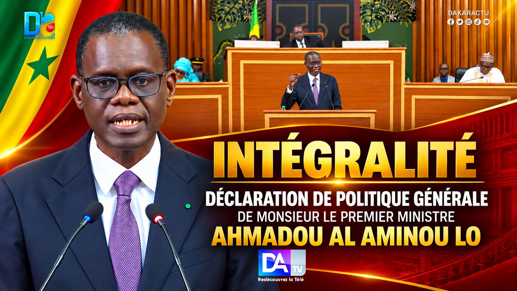 À l&rsquo;Assemblée nationale, Ahmadou Alhaminou Lo promet continuité et résultats